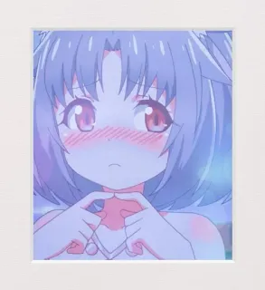 ✨ Anime, Manga, Kawaii, Carino, Cartone animato, Illustrazione, Ritratto telegram sticker