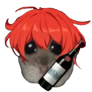 Грустный хомяк • @TgSticker telegram stickers