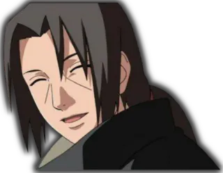 😄 Itachi Naruto 이타치, 나루토, 애니 캐릭터, 만화 telegram sticker
