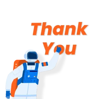 👍 Thank You danke, dankbarkeit, astronaut, weltraum, wertschätzung telegram sticker