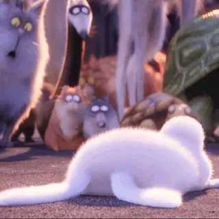 🍧 The Secret Life of Pets The Secret Life of Pets, cartoon, animal, cat, dog telegram sticker