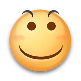 🙂 emoji, smile, face, happy, cute telegram sticker