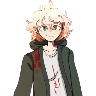 🙂 Nagito Komaeda Danganronpa anime, game, danganronpa, nagito komaeda telegram sticker