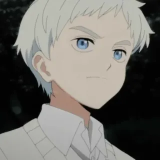 💫 Norman The Promised Neverland Аниме, Манга, Персонаж, Норман, Обещанный Неверленд telegram sticker
