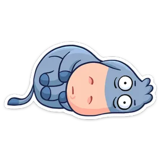 😶 漫画, 動物, ロバ, 可愛い telegram sticker