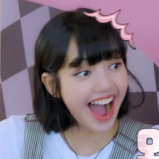 Lisa •|| @lovelyrain0 🎀 whatsapp stickers