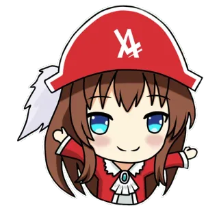 😀 Anime, Chibi, Desenho animado, Fofo, Personagem, Kawaii, Mangá, Vtuber whatsapp sticker
