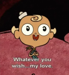 ❤ Flapjack The Marvelous Misadventures of Flapjack Whatever you wish...my love. whatsapp sticker