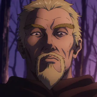 ⚔️ animé, vieil homme, barbe telegram sticker
