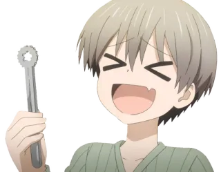 😁 Uzaki Hana Uzaki-chan Wants to Hang Out! Аниме, Узаки Чан, Узаки Хана, Мультфильм, Смешной, Милый telegram sticker