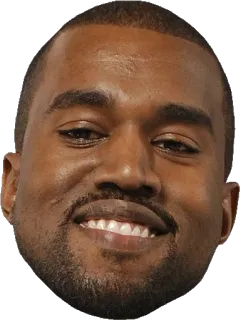 😀 Kanye West musicista, rapper, celebrità, Kanye, West telegram sticker