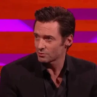 🐺 Hugh Jackman actor, celebrity, portrait, man whatsapp sticker