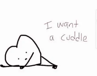 💗 I want a cuddle peluk, hati, cinta, imut, mau telegram sticker