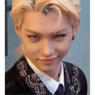 😏 Felix kpop, stray kids, felix, idole, célébrité, chanteur telegram sticker