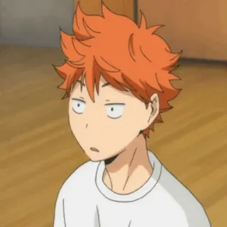 📙 Hinata Shoyo Haikyuu!! Anime, Garçon, Sports, Volleyball, Hinata telegram sticker