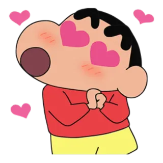 Crayon Shin-chan @stickerscar whatsapp stickers