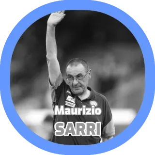 🇮🇹 Maurizio Sarri Maurizio SARRI calcio, football americano, allenatore, Sarri, manager telegram sticker