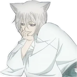 😏 Tomoe Kamisama Kiss anime, fox, manga, cute, kamisama kiss, tomoe telegram sticker