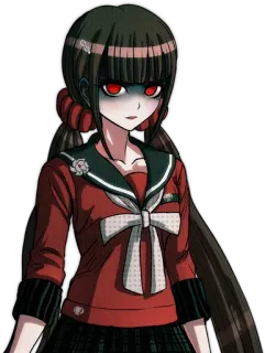 👿 Maki Harukawa Danganronpa V3: Killing Harmony Anime, Danganronpa, Maki Harukawa, Postać whatsapp sticker