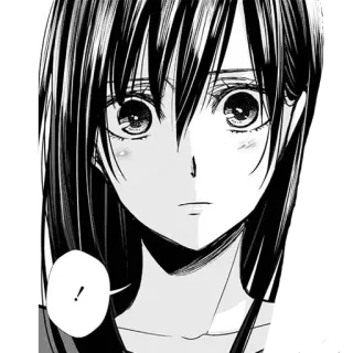 😳 ! Anime, Manga, Fille, Expression, Question, Personnage whatsapp sticker