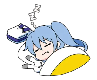 🦞 ZZZ 애니메이션, 수면, 귀여운, 만화 whatsapp sticker