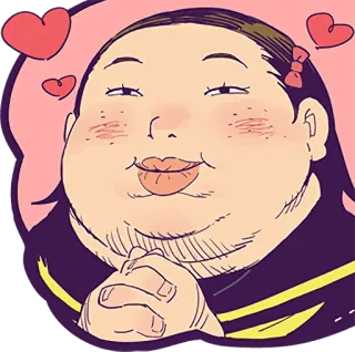 ❤ schattig, liefde, hart, schattig, cartoon whatsapp sticker