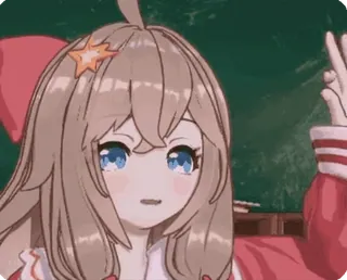 👌 Anime, Dziewczyna, Środkowy palec, Kreskówka telegram sticker