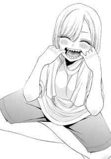 👹 manga, anime, funny, teeth, cute, girl telegram sticker