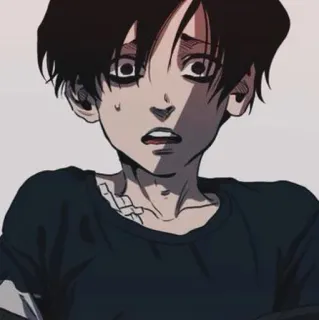 😱 Yoon Bum Killing Stalking Anime, Manga, Horror, Stalker, Psicologico, Spaventoso telegram sticker