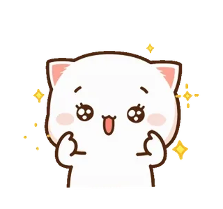 🥹 chat, mignon, paillettes, emoji, adorable, joyeux telegram sticker