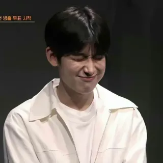 🌯 선 방송 투표 시작 person, man, korean, portrait, facial expression telegram sticker