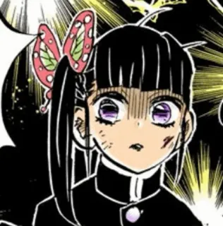 🌸 Kanao Tsuyuri Demon Slayer anime, character, kanao, tsuyuri, demon slayer telegram sticker