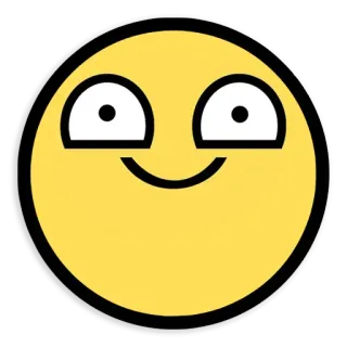 🙂 smiley, faccia, giallo, emoji, felice telegram sticker