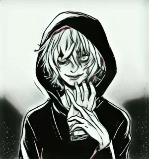 😋 Tomura Shigaraki My Hero Academia anime, villain, hoodie, shigaraki, my hero academia, character, fanart telegram sticker