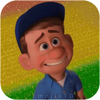 👩‍❤️‍👨 Fix-It Felix Jr. and Sergeant Tamora Jean Calhoun Wreck-It Ralph telegram sticker