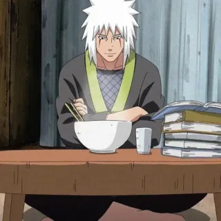 🌪 Jiraiya Naruto Anime, Personaje, Comida, Ramen, Jiraiya, Naruto telegram sticker