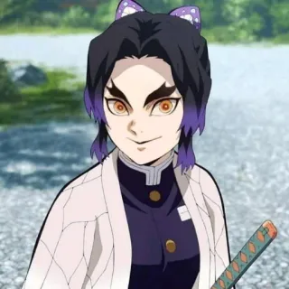 🌈 Shinobu Kocho Demon Slayer anime, demon slayer, shinobu kocho, manga, character, sword telegram sticker