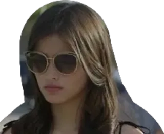 😎 woman, sunglasses, portrait, person, girl whatsapp sticker