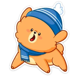 Зимний Пудинг  (@TgSticker) telegram stickers