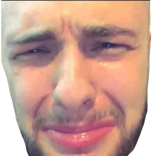 😢 chorando, triste, rosto, emocional, chateado telegram sticker
