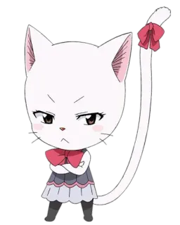 😾 Lector Fairy Tail Anime, Katze, Fairy Tail, Lektor, Charakter telegram sticker