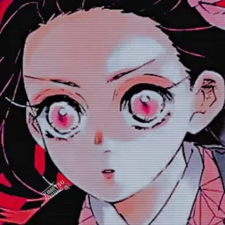 🌿 Nezuko Kamado Demon Slayer KIMETSU POSTING Anime, Demon Slayer, Nezuko, Manga, Japanische Animation whatsapp sticker