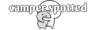 👀 camper spotted 露营车, 游戏, 策略, 幽默 telegram sticker