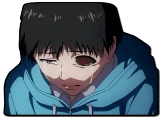 😭 Ken Kaneki Tokyo Ghoul Anime, Tokyo Ghoul, Ken Kaneki, Ghoul, Llorando telegram sticker