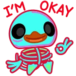 Rainbow Duck :: @Stickers_Chaos telegram stickers