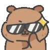 (@ShoutoEmoji) Capy Bara telegram emojis 😎