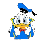 Donald Duck🦆-@MochaStickers telegram stickers