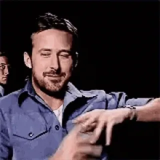 😖 Ryan Gosling ryan gosling, wijzen, grappig, acteur, beroemdheid, meme telegram sticker