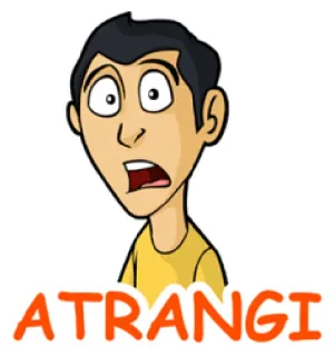 😦 ATRANGI whatsapp sticker