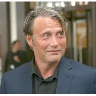 ☺️ Mads Mikkelsen 俳優, 男, ポートレート, 有名人, デンマーク telegram sticker